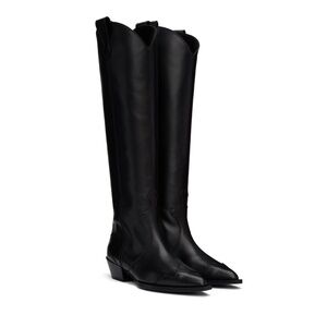 NWT Aeyde Aruna Tall Cowboy Boots Size 41 Size 11